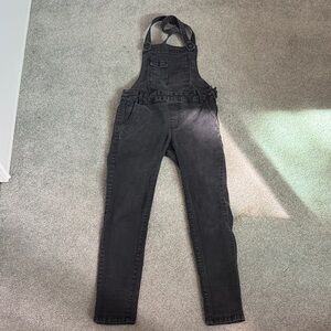 Free People Charcoal Skinny Jumpsuit